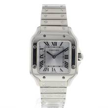  Cartier Santos Small Steel Silver Dial New '25 