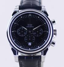  Omega De Ville Co-Axial Chronograph Date black Dial Automatic 41mm Dresswatch 
