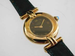 Thumbnail von Cartier Vermeil Tank Le Must Colisee im Top Zustand mit Krokoband