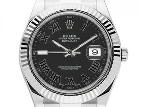  Rolex Datejust II Ref.116334 2015 LC 100 Full Set wie Neu Vintage Datejust II Stahl 18kt Weißgold 
