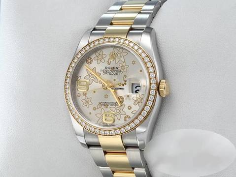  Rolex Datejust 36 36mm 116243 2011 Stahl Gelbgold 750 Diamanten Automatik Stainless Steel 18kt Yellow Gold Oyster-band Chronometer 