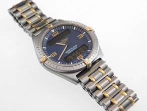 Breitling Aerospace Titan Gold 40mm Herrenuhr , volles Band alle Glieder 