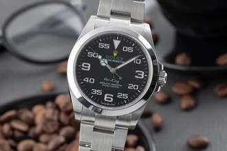 Thumbnail von Rolex Air King Automatik Oyster Edelstahl Herrenuhr Ref. 126900 B&P 2023