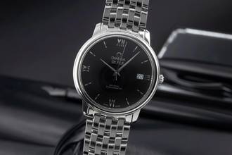 Thumbnail von Omega De Ville Prestige Automatik Stahl Herrenuhr Ref. 424.10.37.20.01.001 B&P