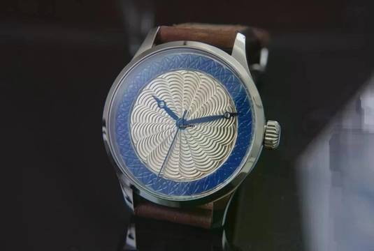 Trenyo Freehand Double Guilloche Dial with 925 silver