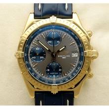 Thumbnail von Breitling Chronomat 18K.Yellow Gold Ref.K13048 Full Set Like New Unique Piece