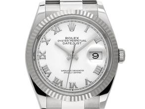  Rolex Datejust 36 Ref.126234 2022 Full Set wie Neu Datejust Stahl 18kt Weißgold 