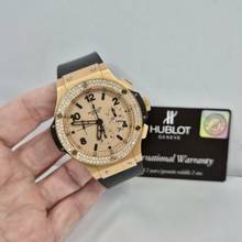 Thumbnail von Hublot Big Bang 44 mm Ouro Rosé Factory Diamonds Mat Dial 44mm Automático Completo