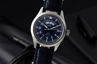  IWC Fliegeruhr Spitfire UTC Platin Automatik Herrenuhr Ref. IW325103 