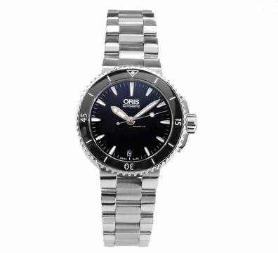  Oris Aquis Damen Uhr 01 733 7652 4154 07 818 0 1P Aquis Date Automatik 36 mm Ø 