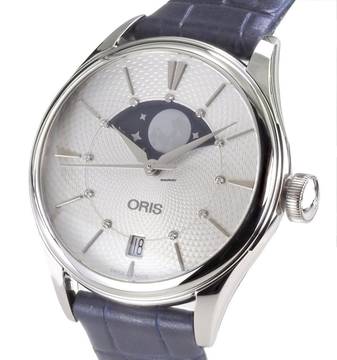  Oris Artelier 763 7723 4051-07 5 18 Date 01 Grande Lune 36 mm Ø Automatic Mond 