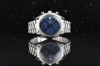  Omega Speedmaster Date 39 Automatic 35118000 Blue Dial Vintage 1994 