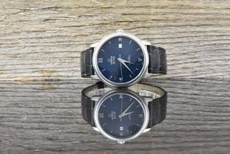  Omega De Ville Prestige Co Axial 39,5MM Blue Dial Automatik - B&P 2016 