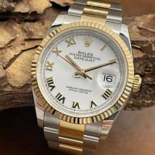 Thumbnail von Rolex Datejust 36 Datejust 36 White Roman - UNGETRAGEN - FULLSET 2026 - Ref. 126233 - teilverklebt PARTLY STICKERS