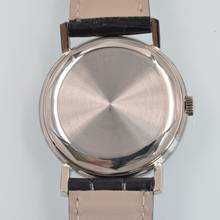 Thumbnail von Patek Philippe Calatrava Date 3445 Oversize slate grey dial white gold 18KT 1967's