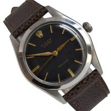  Rolex Oyster Perpetual 6082 black glossy dial 1950 