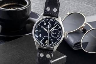 Thumbnail von IWC Große Fliegeruhr Schaffhausen Big Pilot Automatik 7 Days Edelstahl Herrenuhr Ref IW500201