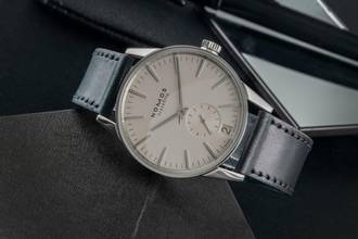 Thumbnail von NOMOS Zürich Datum Automatik Datum Edelstahl Herrenuhr Ref. 802 Box & Papiere 2014
