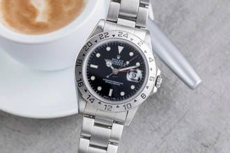  Rolex Explorer II Black Dial Edelstahl Automatik Herrenuhr Ref. 16570 W-Serie 