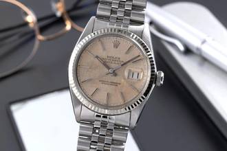  Rolex Datejust 36 Stahl / Weissgold Automatik Herrenuhr Ref. 16014 Klassiker 
