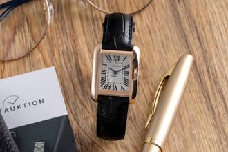 Thumbnail von Cartier Tank Anglaise 18k (0,750) Rotgold Quarz Damenuhr Ref. W5310027 Papiere