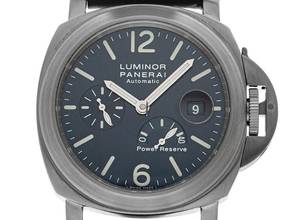 Thumbnail von Panerai Luminor Marina Power Reserve Ref.PAM00093 2002 Full Set sehr gut Vintage Luminor Marina Power Reserve Titan Faltschließe