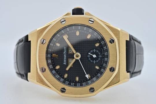 Audemars Piguet Royal Oak Offshore Triple Calendar Date 18k Yellow Gold 25808 