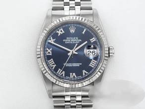 Thumbnail von Rolex Datejust 36 16234 Stahl Weissgold 750 2001 Automatik 36mm Stainless Steel 18kt White Gold Date Just Jubilé-band Chronometer Oyster