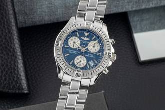  Breitling Colt Chronograph Edelstahl Quarz Herren Ref. A73350 Box & Papiere 2002 