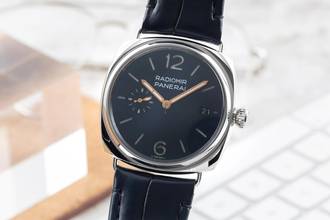 Thumbnail von Panerai Radiomir Quaranta Stahl Automatik Herrenuhr Ref. PAM01293 B&P 2023