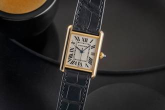 Thumbnail von Cartier Tank Louis Cartier 18k (0,750) Gold Quarz Herren W1529756 B&P Klassiker