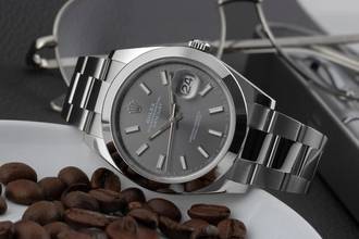 Thumbnail von Rolex Datejust 41 Silver Dial Edelstahl Automatik Herrenuhr Ref. 126300 B&P 2024