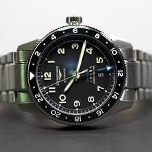  Longines Spirit Automatic Black Dial Zulu Time NEW FULL SET 