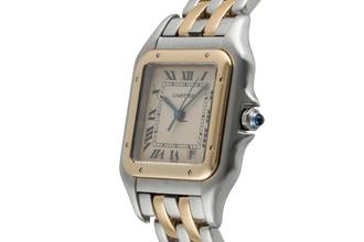 Thumbnail von Cartier Panthère Lady Stahl / Gold Datum Damenuhr Ref. 83083242 Klassiker