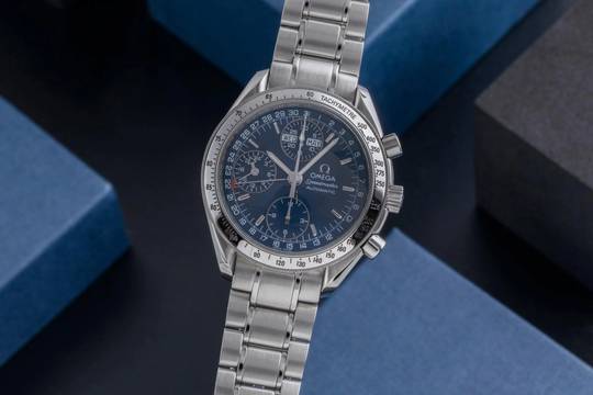  Omega Speedmaster Day Date Chronograph Automatik Edelstahl Ref. 3523.80.00 