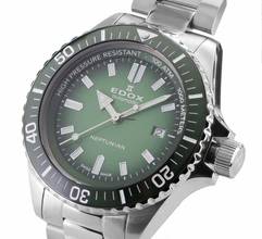 Edox men's watch automatic 80120 3VM VDN1 Neptunian Swiss Made Ø 44 mm