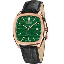 Thumbnail von Epos 3511 PVD Gold Dresswatch different colors and straps PVD steel or leather strap