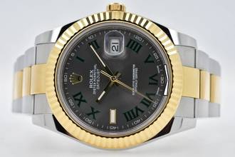  Rolex Datejust II 116333 LC200 Wimbledon Dial 
