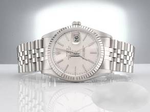 Thumbnail von Rolex Datejust 36 36mm 16234 1990 Edelstahl Weissgold 750 Gold Damen