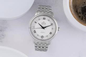 Thumbnail von Omega De Ville Prestige Stahl Automatik Damenuhr Diamonds Ref. 424.10.33.20.52.002