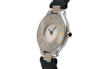 Thumbnail von Cartier 21 Must de Cartier Lady Stahl / Gold Damenuhr Ref. 9010