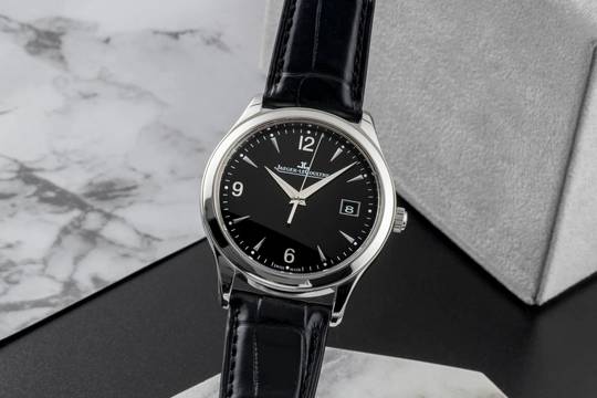  Jaeger-LeCoultre Master Control Date Stahl Automatik Ref. Q1548470 176.8.40.S Papiere 