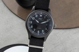 Thumbnail von IWC Fliegeruhr Pilot Top Gun Keramik / Titan Automatik Herrenuhr Ref. IW326901 B&P 2020