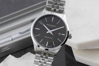  Bruno Söhnle Glashütte Turin III Big Stahl Quarz Herrenuhr Ref.17-13225-842 B&P 