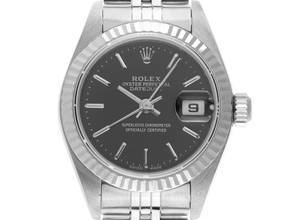  Rolex Lady-Datejust Ref.79174 1998 Full Set sehr gut Vintage Datejust Lady Stahl 18kt Weißgold 