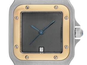 Thumbnail von Cartier Santos Galbée GM Ref.187901 1999 Full Set sehr gut Vintage Santos GM großes Modell