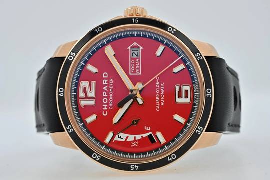  Chopard Mille Miglia GTS Power Reserve 18k Rose Gold Limited Edition Red Dial 161296-5002 