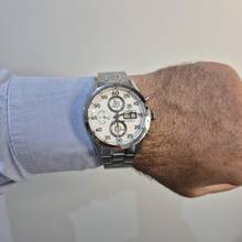Thumbnail von TAG Heuer Carrera Calibre 16 White Dial Full Steel 43mm Automatic Complete