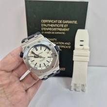  Audemars Piguet Royal Oak Offshore Diver White Dial 42mm Automático Completo 