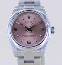 Thumbnail von Rolex Oyster Perpetual 31 rehaut 31mm Oysterband 177200 rosé Dial No Date LC100 B+P